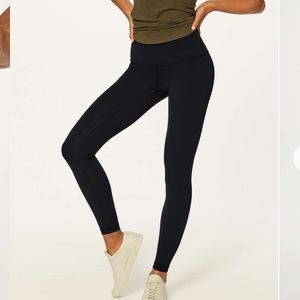 Lululemon Wunder Under Hi-Rise Tight (Brushed 28")
Black